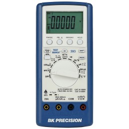 1 pcs - BK Precision BK393 Handheld Digital Multimeter, True RMS, 20A ac Max, 20A dc Max, 750V ac Max - UKAS Calibrated
