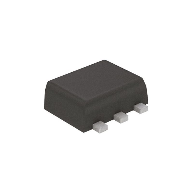 50 pcs - Dual N-Channel MOSFET, 280 mA, 60 V, 6-Pin SOT-563 Diodes Inc 2N7002VC-7