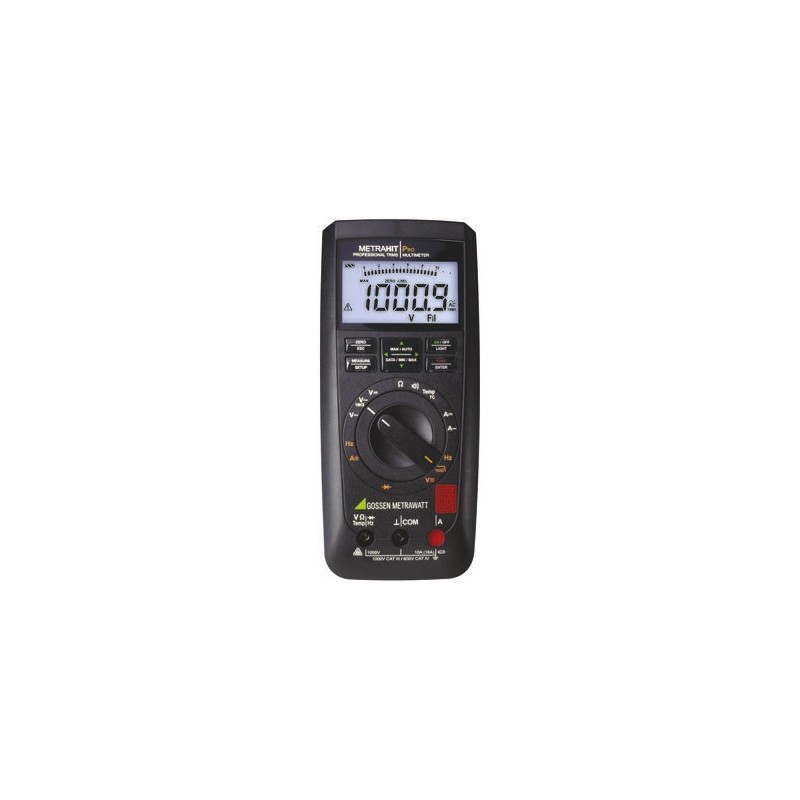 1 pcs - Gossen Metrawatt METRAHIT AM PRO Handheld Digital Multimeter, True RMS, 10A ac Max, 10A dc Max, 1000V ac Max - RS