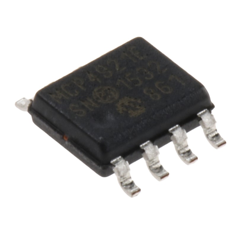 2 pcs - Microchip, DAC 12 bit- 1%FSR Serial (SPI/Microwire), 8-Pin SOIC