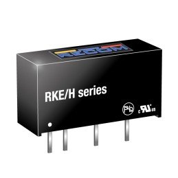 1 pcs - Recom RKE DC-DC Converter, 5V dc/ 200mA Output, 4.5 - 5.5 V dc Input, 1W, Through Hole, +85°C Max Temp -40°C Min