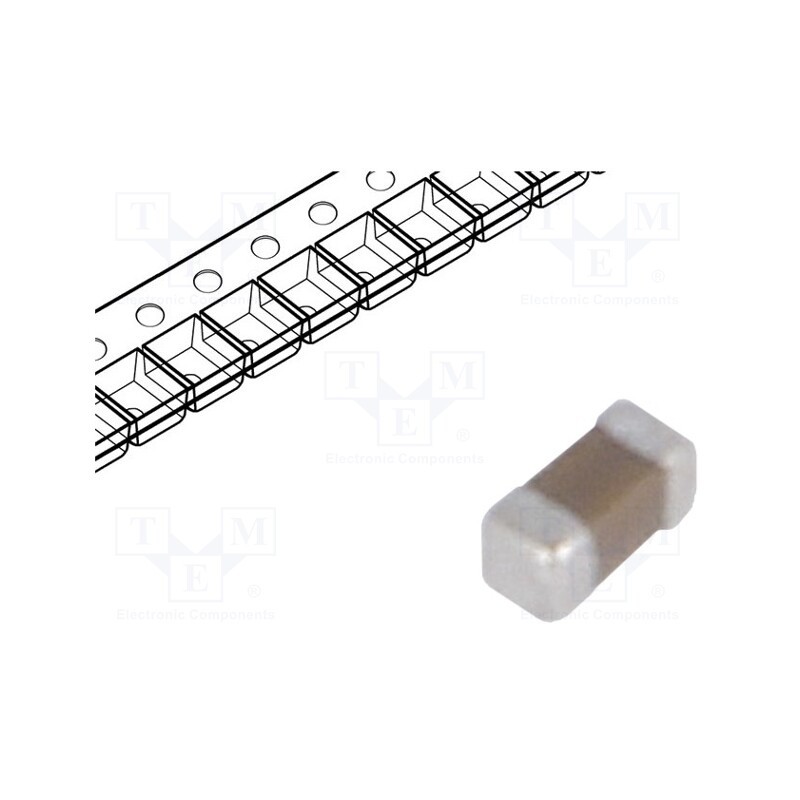 10 pcs x KEMET - C0402C473K4RACTU - Capacitor: ceramic, MLCC, 47nF, 16V, X7R, ±10%, SMD, 0402