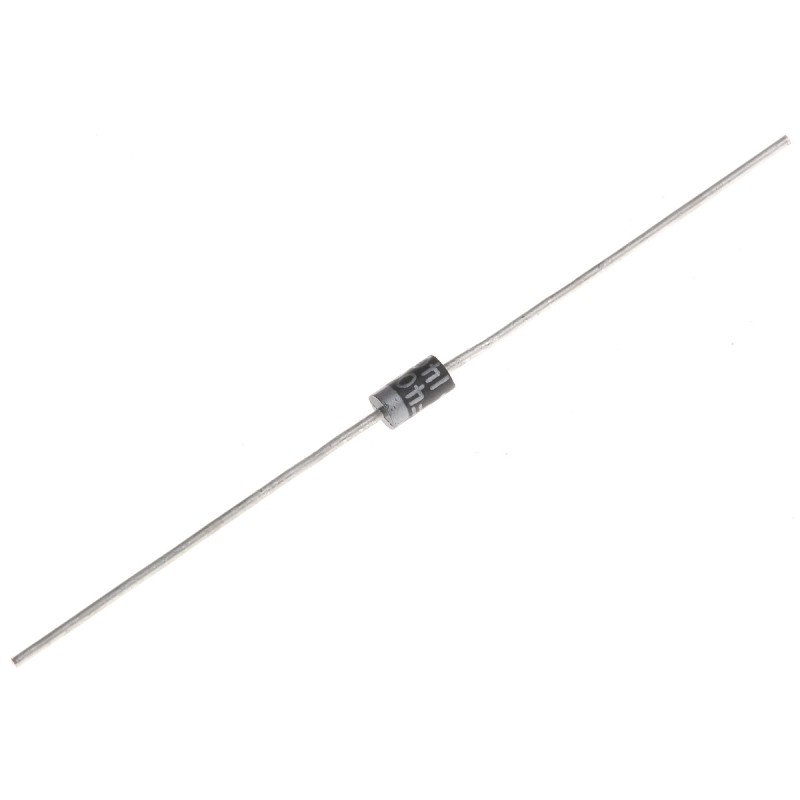 50 pcs - Vishay 600V 1A, Ultrafast Rectifiers Diode, 2-Pin DO-204AL UF4005-E3/54