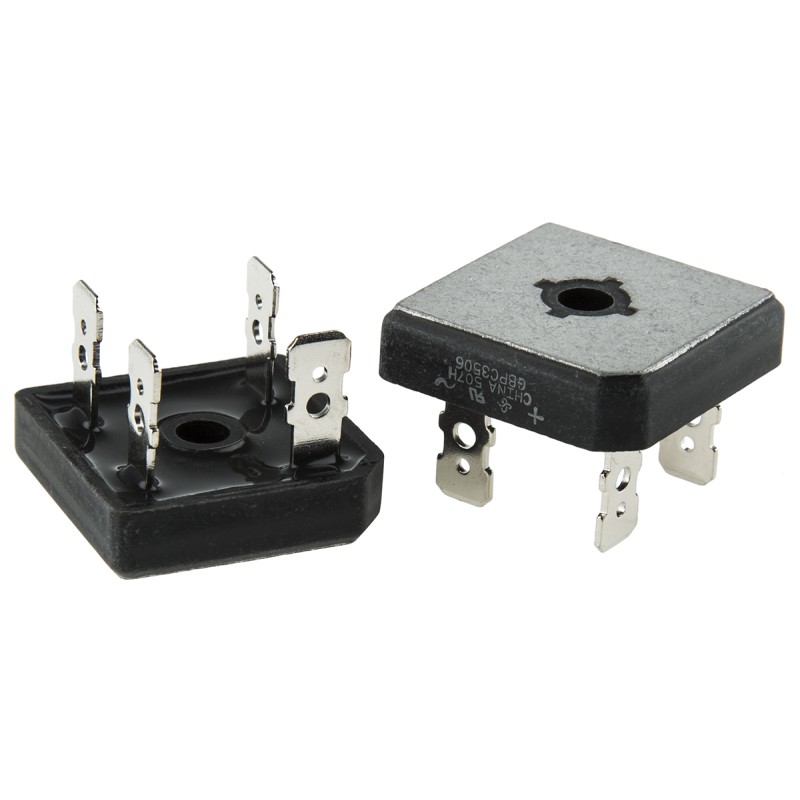 2 pcs - Vishay Bridge Rectifier, 35A, 600V, 4-Pin