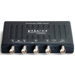 1 pcs - Pico Technology 2407B PicoScope 2000 Series Analogue PC Based Oscilloscope, 4 Analogue Channels, 70MHz - RS Calibrated