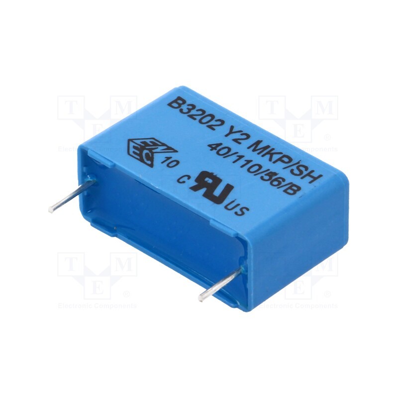 1 pcs x EPCOS - B32023B3104K - Capacitor: polypropylene, 100nF, 10.5x16.5x26.5mm, THT, ±10%