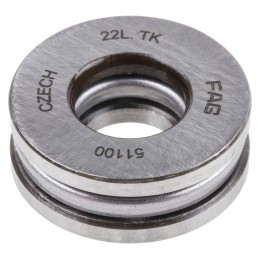 1 pcs - FAG 51100 Thrust Ball Bearing- Open Type 10mm I.D, 24mm O.D