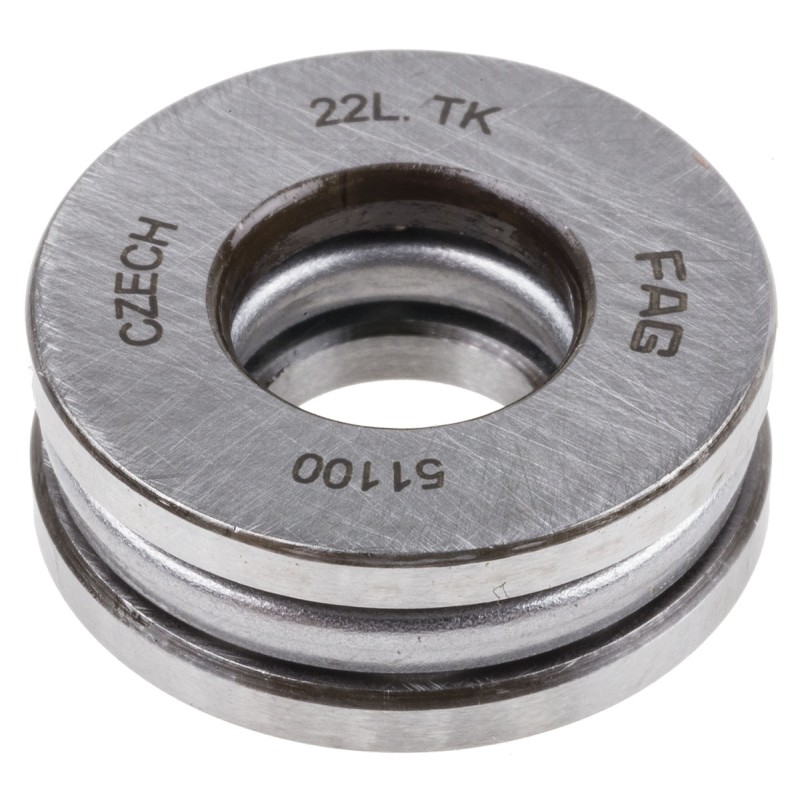 1 pcs - FAG 51100 Thrust Ball Bearing- Open Type 10mm I.D, 24mm O.D