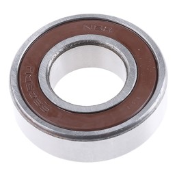1 pcs - NSK 6205DDUC3 Single Row Deep Groove Ball Bearing- Both Sides Sealed 25mm I.D, 52mm O.D
