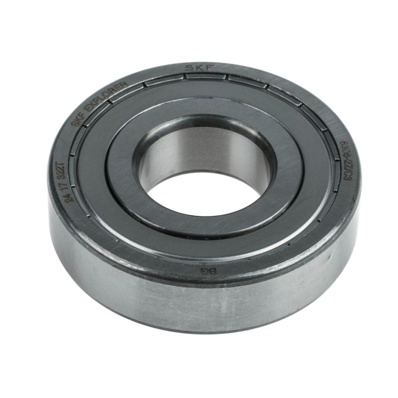 1 pcs - SKF 6306-2Z/C3 Single Row Deep Groove Ball Bearing- Both Sides Shielded 30mm I.D, 72mm O.D
