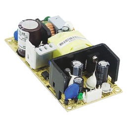 1 pcs - MEAN WELL Switching Power Supply, EPS-65-24, 24V dc, 2.71A, 65W, 1 Output, 127 - 370 V dc, 90 - 264 V ac