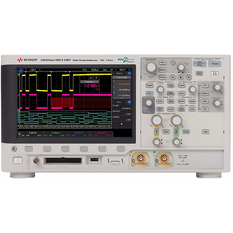 1 pcs - Keysight Technologies DSOX3104T InfiniiVision 3000T X Series Digital Bench Oscilloscope, 4 Analogue Channels, 1GHz - RS