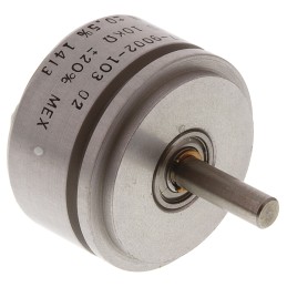 10 pcs - Vishay 2kΩ Rotary Potentiometer 1-Gang Servo Mount, 157S202MB9002