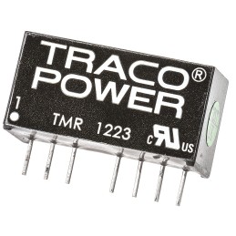1 pcs - TRACOPOWER TMR 2 DC-DC Converter, ±15V dc/ ±65mA Output, 9 - 18 V dc Input, 2W, Through Hole, +85°C Max Temp