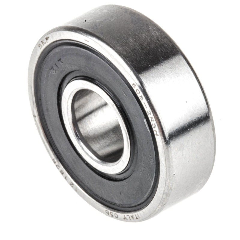 1 pcs - SKF 608-2RSH Single Row Deep Groove Ball Bearing- Both Sides Sealed 8mm I.D, 22mm O.D