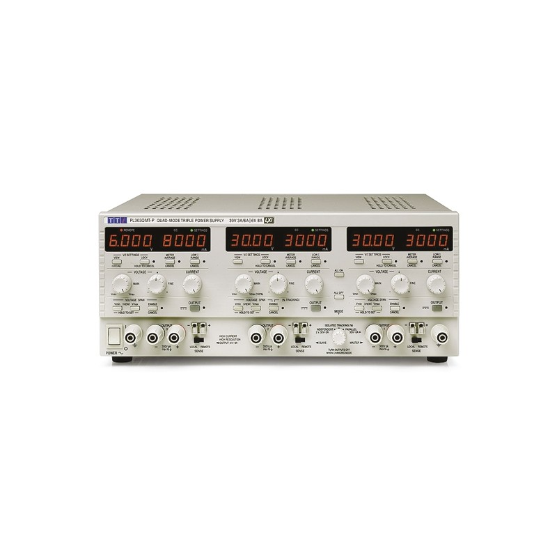 1 pcs - Aim-TTi PL-P Series Digital Bench Power Supply, 0 - 30V, 0 - 3A, 3-Output, 94W - UKAS Calibrated