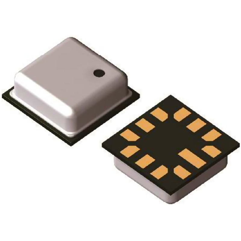 2 pcs - ROHM Barometric Pressure Sensor, 110kPa Operating Max, Surface Mount, 12-Pin, 2000kPa Overload Max, CLGA12V025M