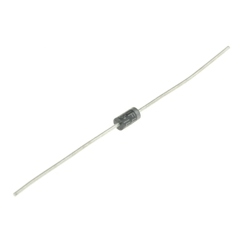 50 pcs - Vishay 1000V 1A, Ultrafast Rectifiers Diode, 2-Pin DO-204AL UF4007-E3/54
