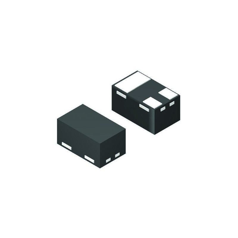 50 pcs - Plastic N-Channel MOSFET, 407 mA, 60 V, 3-Pin X1-DFN1006 Diodes Inc DMN62D4LFB-7B