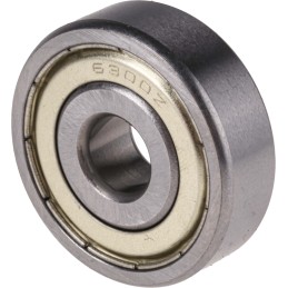 1 pcs - RS PRO 6300-2Z/C3 Single Row Deep Groove Ball Bearing- Both Sides Shielded 10mm I.D, 35mm O.D
