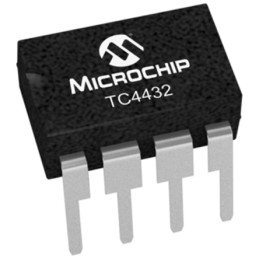 2 pcs - Microchip TC4432VPA, MOSFET 1, 1.5 A, 30V 8-Pin, PDIP