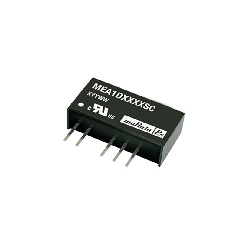 1 pcs - Murata Power Solutions MEA1 DC-DC Converter, ±5V dc/ ±100mA Output, 13.5 - 16.5 V dc Input, 1W, Through Hole,
