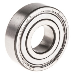 1 pcs - SKF 6203-2Z/C3 Single Row Deep Groove Ball Bearing- Both Sides Shielded 17mm I.D, 40mm O.D