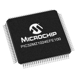 119 pcs - Microchip PIC32MZ1024EFE100-I/PT PIC Microcontroller, PIC32MZ, 100-Pin TQFP