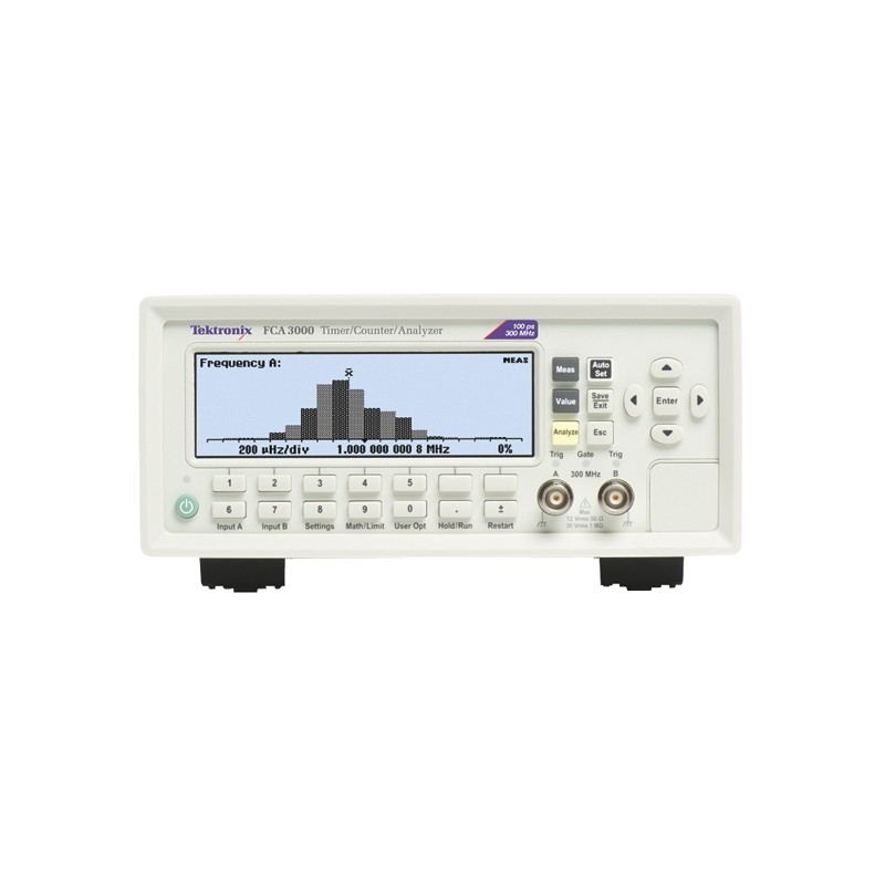 1 pcs - Tektronix FCA3000 Frequency Counter, 0.001 Hz Min, 300MHz Max, 12 Digit Resolution - RS Calibration