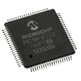 119 pcs - Microchip PIC18F8722-I/PT, 8bit PIC Microcontroller, PIC18F, 40MHz, 1.024 kB, 128 kB Flash, 80-Pin TQFP