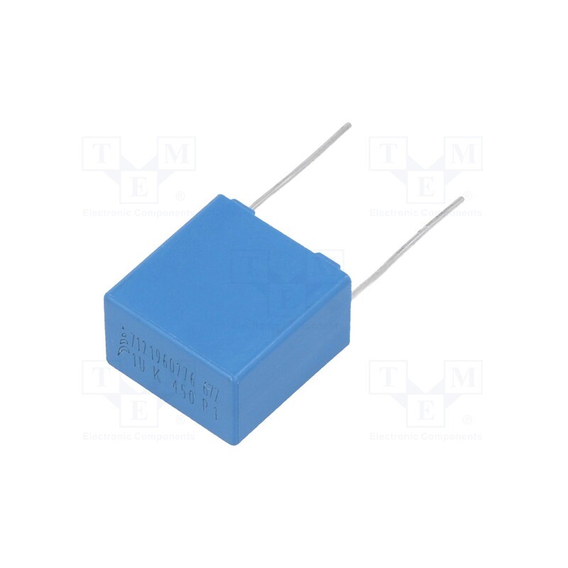 1 pcs x EPCOS - B32672Z4105K189 - Capacitor: polypropylene, 1uF, THT, ±10%, 15mm, 450VDC, 220VAC