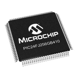 119 pcs - Microchip PIC24FJ256GB410-I/PT, 16bit PIC24F CPU Microcontroller, PIC24F, 32MHz, 256 kB Flash, 100-Pin TQFP