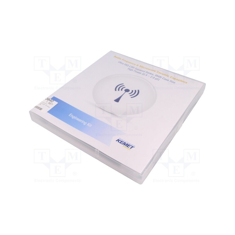 1 set x KEMET - CER ENG KIT 36 - Kit: capacitors, No.of val: 17, SMD, 0505, 0.4pF÷2pF, 850pcs, 250V