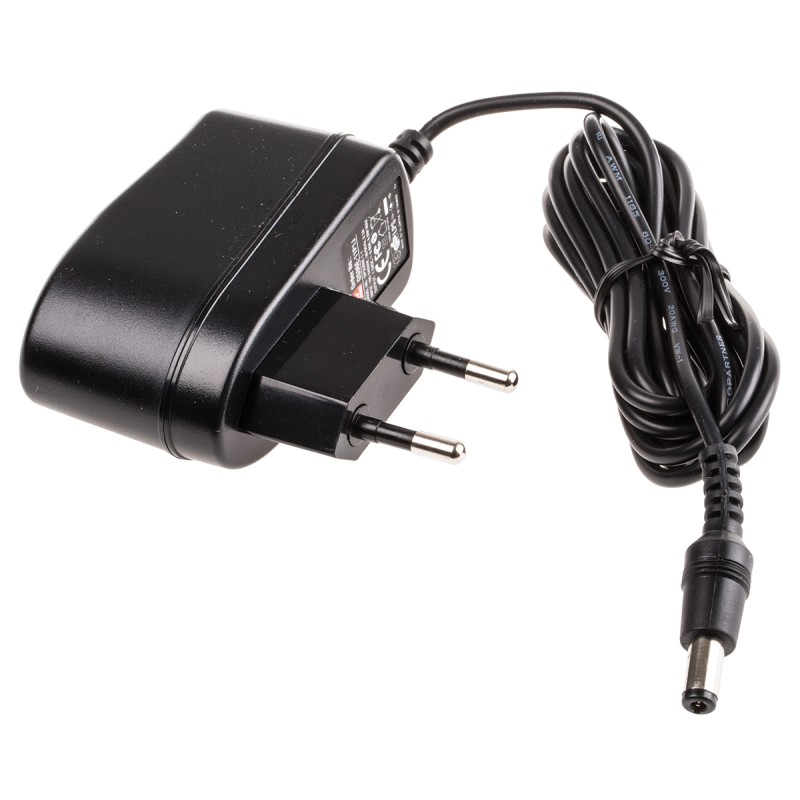 1 pcs - MEAN WELL 6W Plug-In AC/DC Adapter 7.5V dc Output, 800mA Output