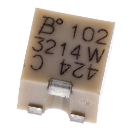 5 pcs - 1kΩ, SMD Trimmer Potentiometer 0.25W Top Adjust Bourns, 3214