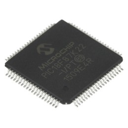 119 pcs - Microchip PIC18F87K22-I/PT, 8bit PIC Microcontroller, PIC18F, 64MHz, 1 kB, 128 kB Flash, 80-Pin TQFP
