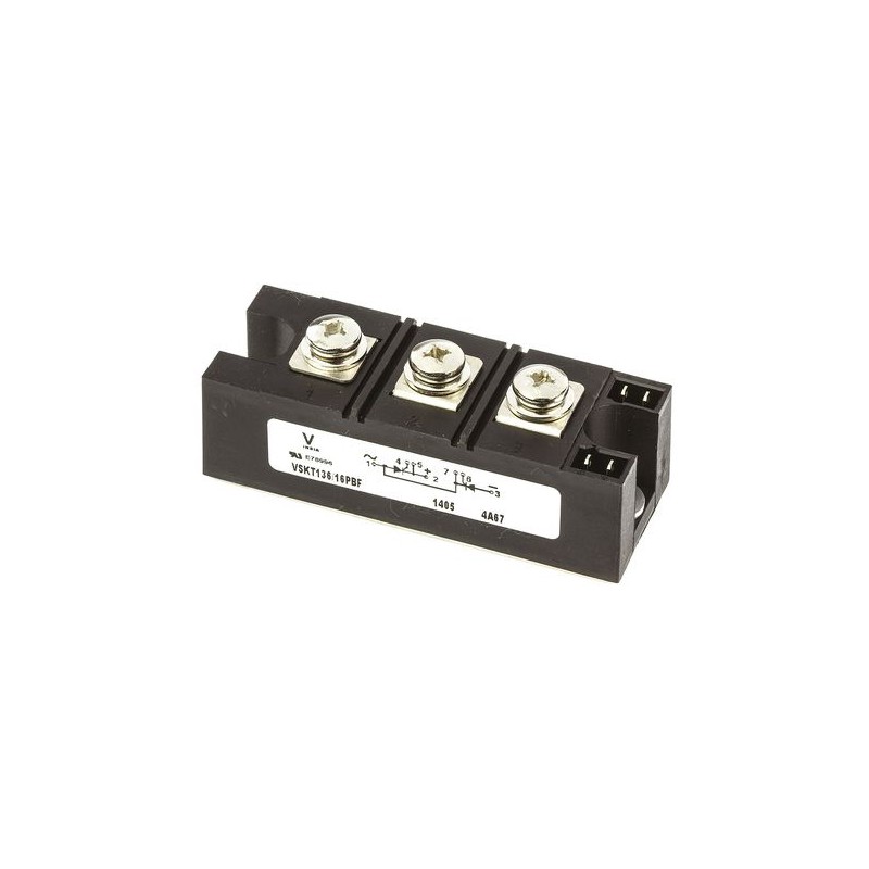 15 pcs - Vishay 1200V 205A, Dual Rectifier Diode, 3-Pin New INT-A-PAK VS-VSKDU162/12PBF