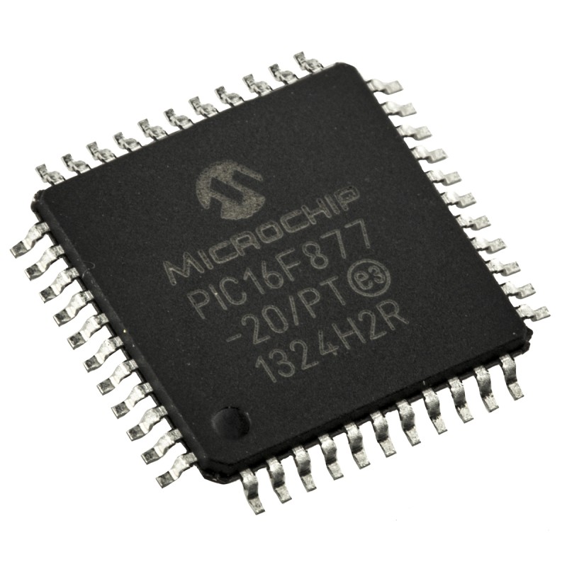 160 pcs - Microchip PIC16F877-20/PT, 8bit PIC Microcontroller, PIC16F, 20MHz, 256 x 8 words, 8K x 14 words Flash, 44-Pin TQFP