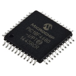 160 pcs - Microchip PIC18F4680-I/PT, 8bit PIC Microcontroller, PIC18F, 40MHz, 1.024 kB, 64 kB Flash, 44-Pin TQFP