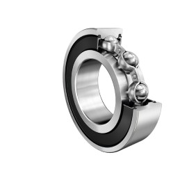 1 pcs - FAG 63005-A-2RSR Single Row Deep Groove Ball Bearing- Both Sides Sealed 25mm I.D, 47mm O.D