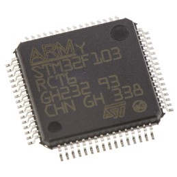160 pcs - STMicroelectronics STM32F103RCT6, 32bit ARM Cortex M3 Microcontroller, STM32F1, 72MHz, 256 kB Flash, 64-Pin LQFP