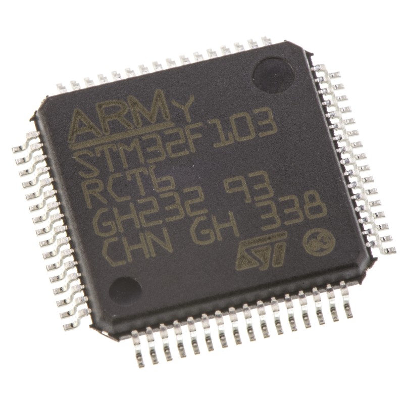 160 pcs - STMicroelectronics STM32F103RCT6, 32bit ARM Cortex M3 Microcontroller, STM32F1, 72MHz, 256 kB Flash, 64-Pin LQFP