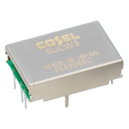 1 pcs - Cosel DC-DC Converter, ±15V dc/ 100mA Output, 36 - 76 V dc Input, 3W, Through Hole, +85°C Max Temp -40°C Min Temp