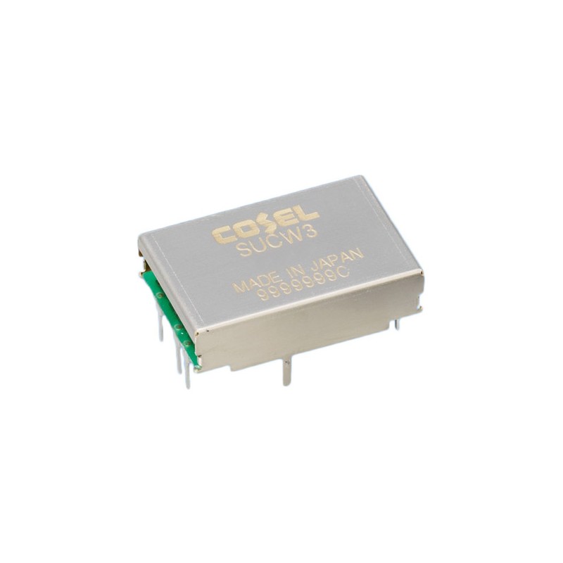 1 pcs - Cosel DC-DC Converter, ±15V dc/ 100mA Output, 36 - 76 V dc Input, 3W, Through Hole, +85°C Max Temp -40°C Min Temp