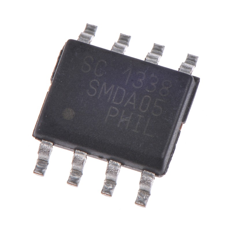 2 pcs - Semtech SMDA05.TBT, Quad-Element Uni-Directional TVS Diode, 300W, 8-Pin SOIC