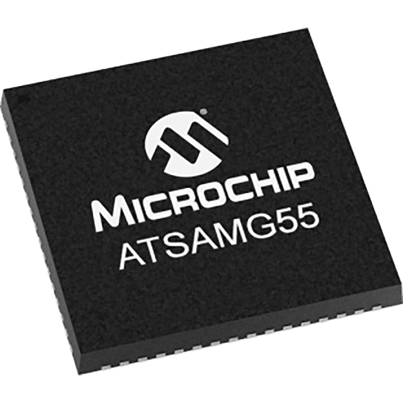 160 pcs - Microchip ATSAMG55J19A-AU, 32bit ARM Cortex M4 Microcontroller, ATSAM, 120MHz, 512 kB Flash, 64-Pin QFN
