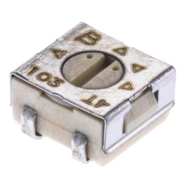 5 pcs - 10kΩ, SMD Trimmer Potentiometer 0.25W Top Adjust Bourns, 3314