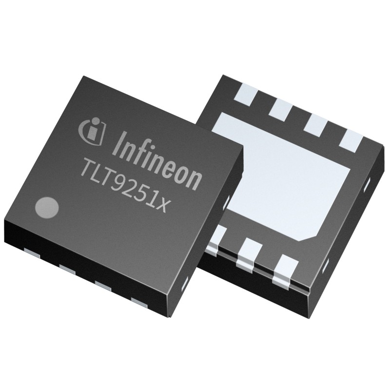 2 pcs - Infineon TLT9251VLEXUMA1, CAN Transceiver 5Mbps CAN