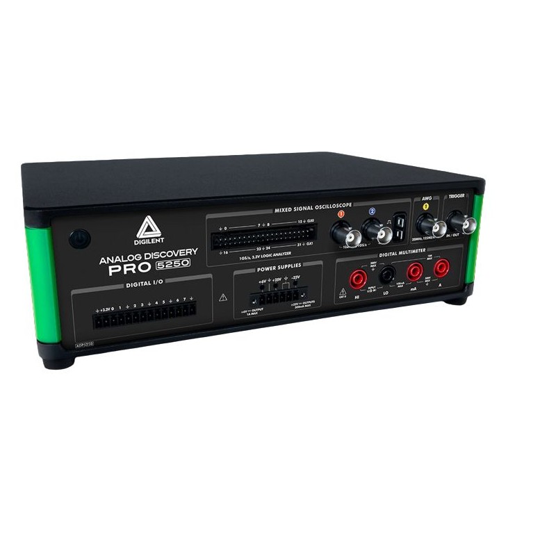 1 pcs - Digilent ADP5250 Analog Discovery Pro Series Analogue Bench Oscilloscope, 100MHz, 34 Digital Channels