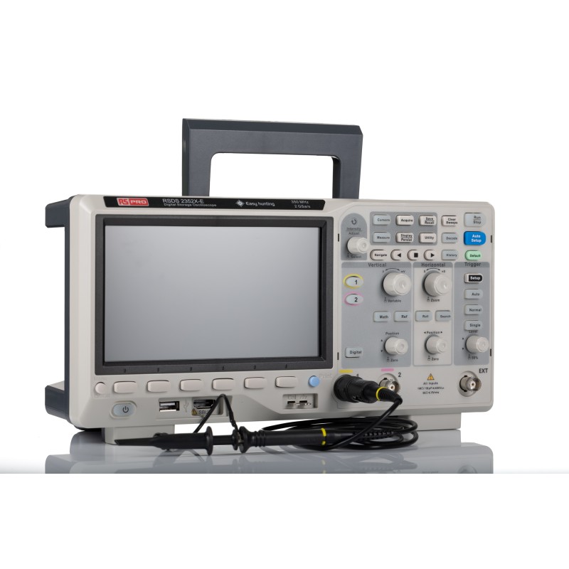 1 pcs - RS PRO RS-SDS2352X-E Digital Bench Oscilloscope, 2 Analogue Channels, 350MHz, 16 Digital Channels
